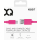 Xqisit USB - USB-C 1.8M różowy w oplocie - 1442784 - zdjęcie 2